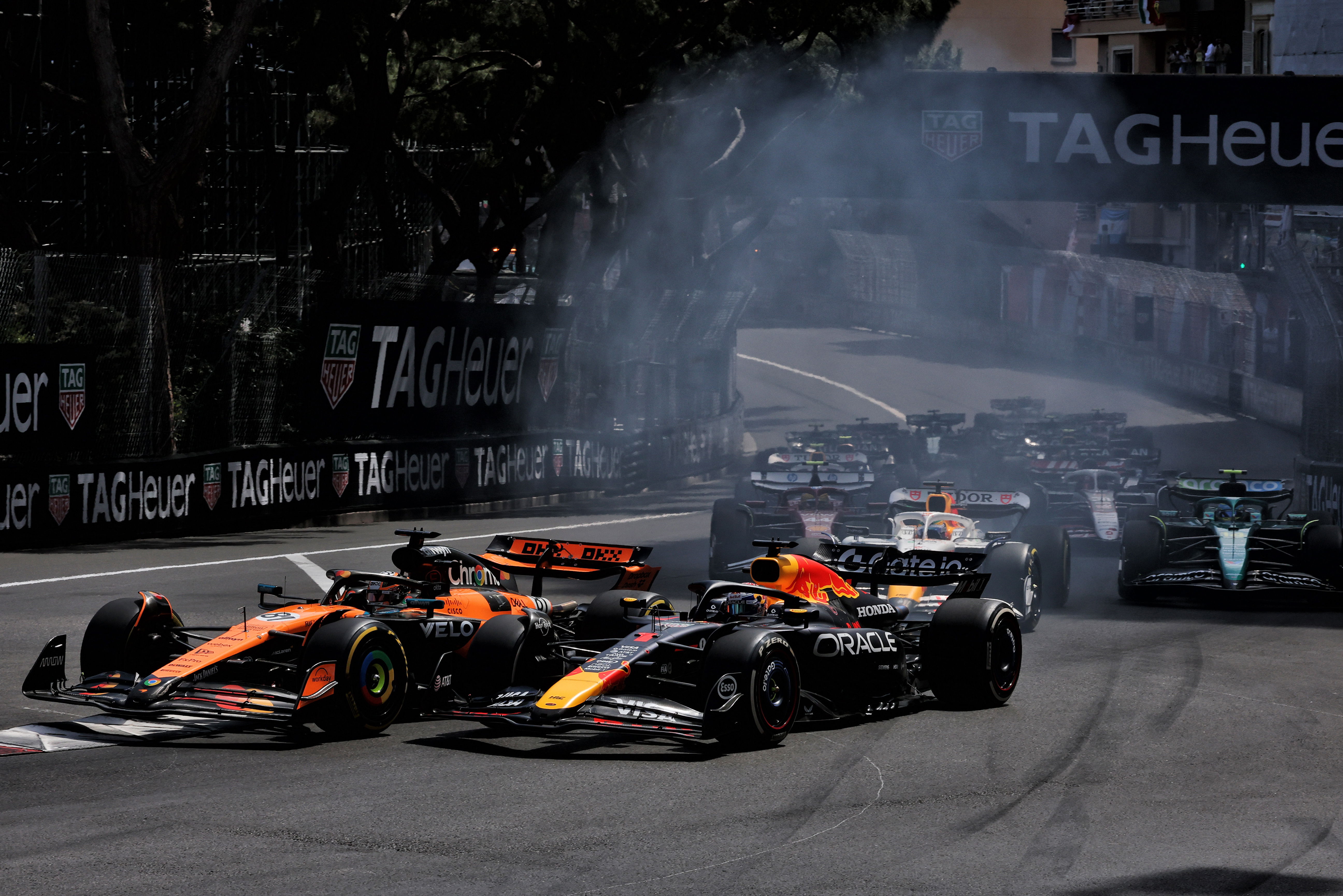 Monaco race start