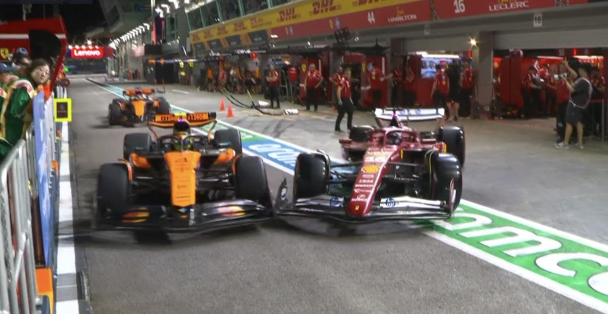 Norris Leclerc Singapore