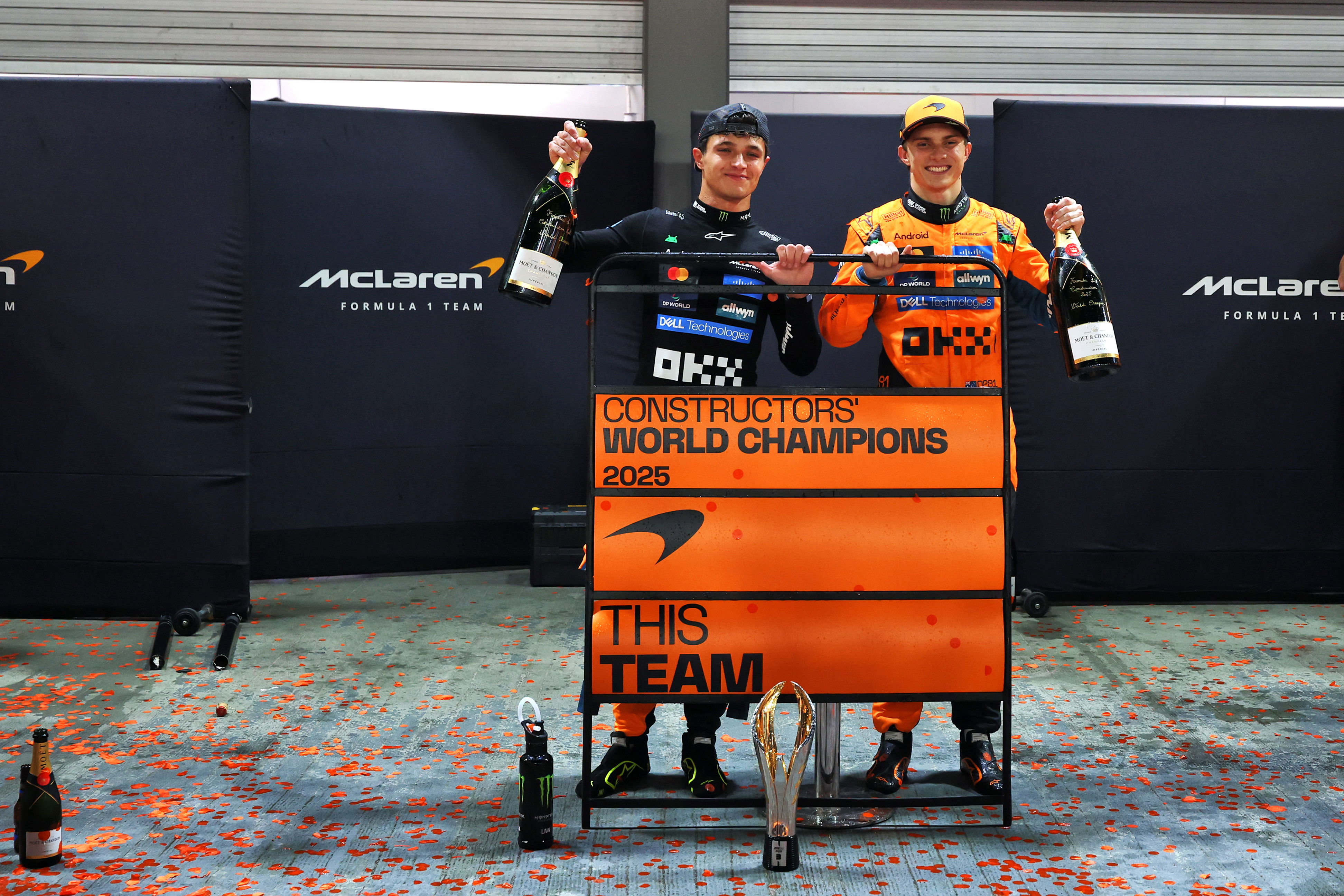 Norris Piastri Mc Laren champs Singapore
