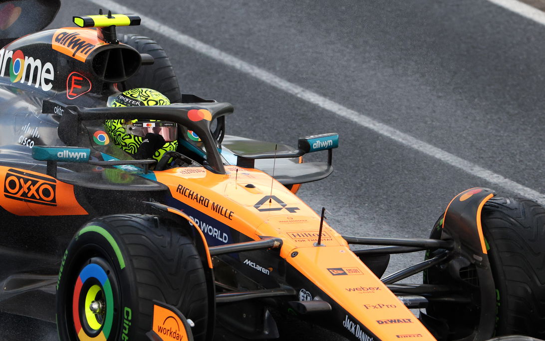 Norris australia race wet