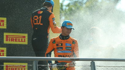 Norris Monza race podium