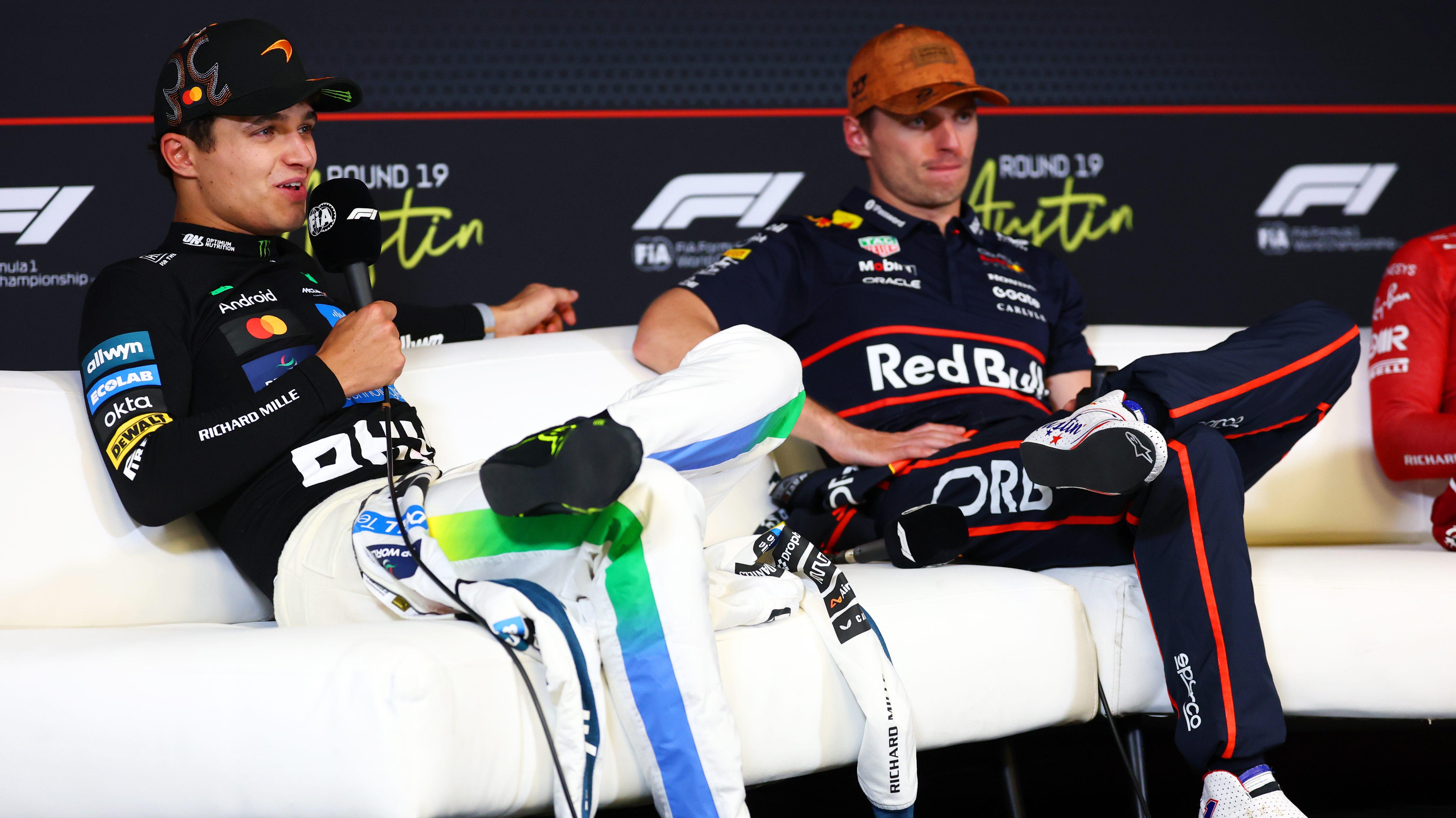 Norris Verstappen Austin race