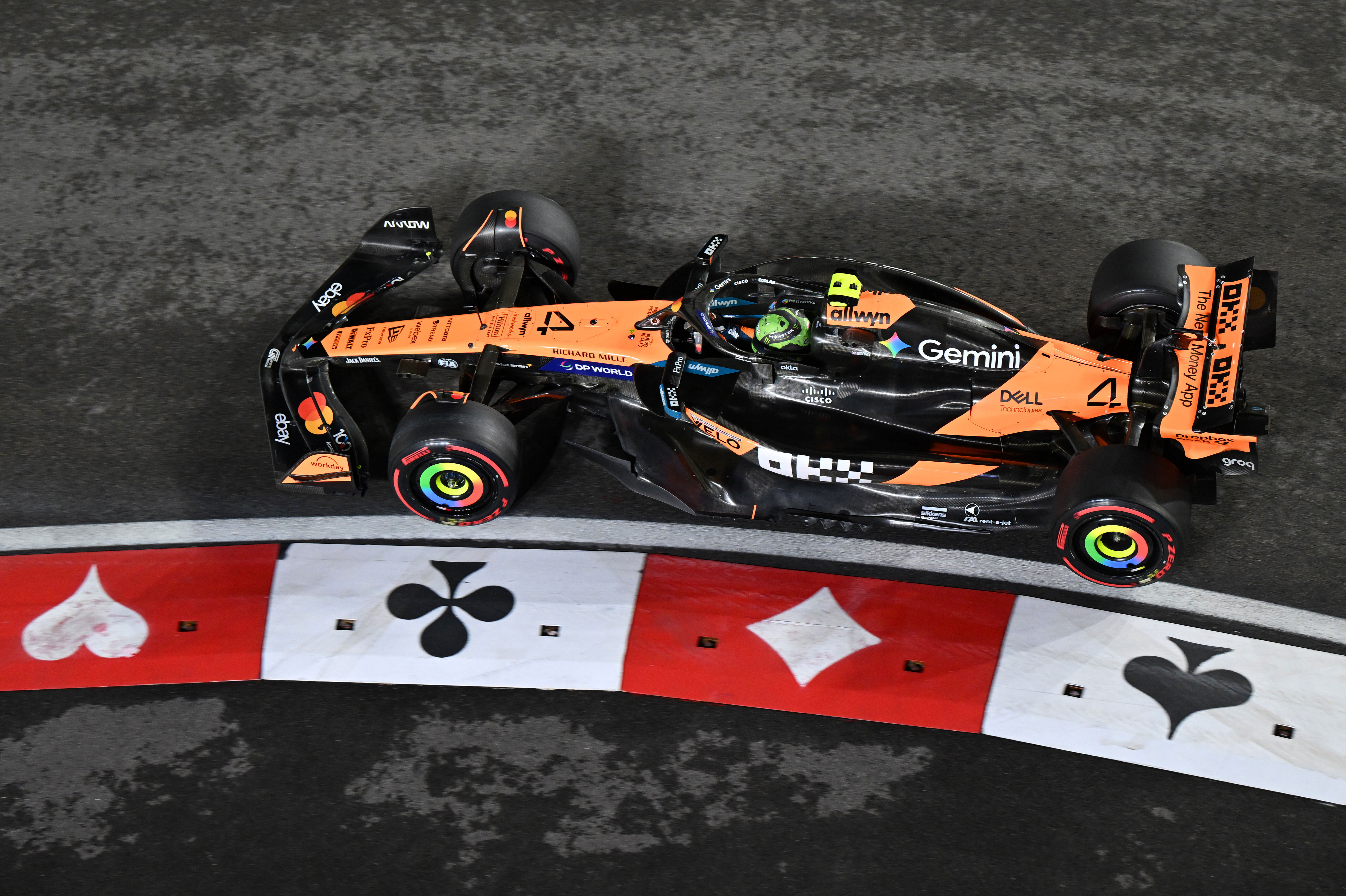 Norris Las Vegas Quali wet