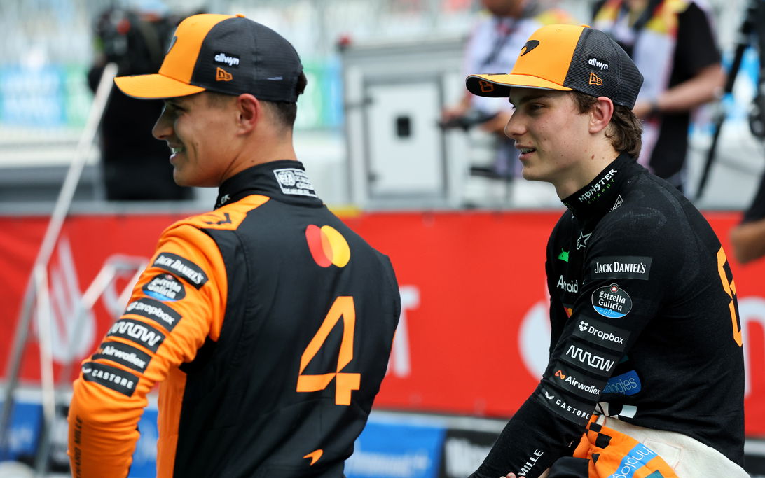 Lando Norris and Oscar Piastri