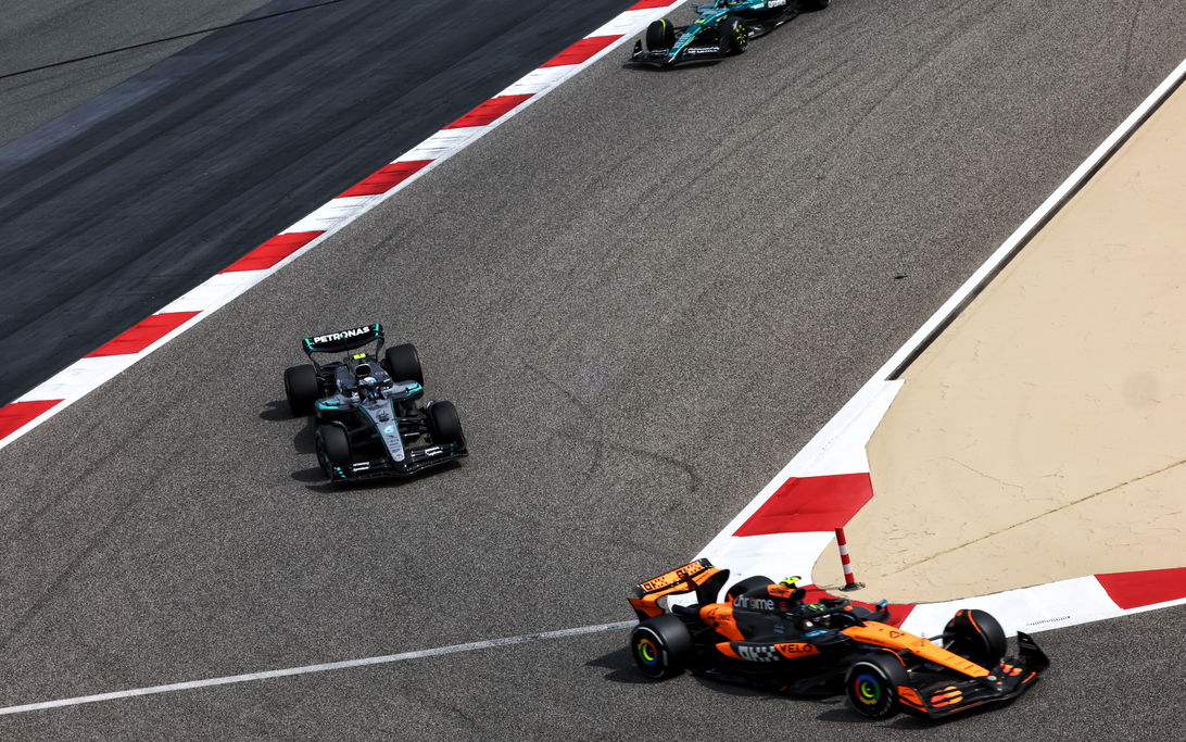 Norris Antonelli Bahrain testing