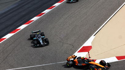 Norris Antonelli Bahrain testing