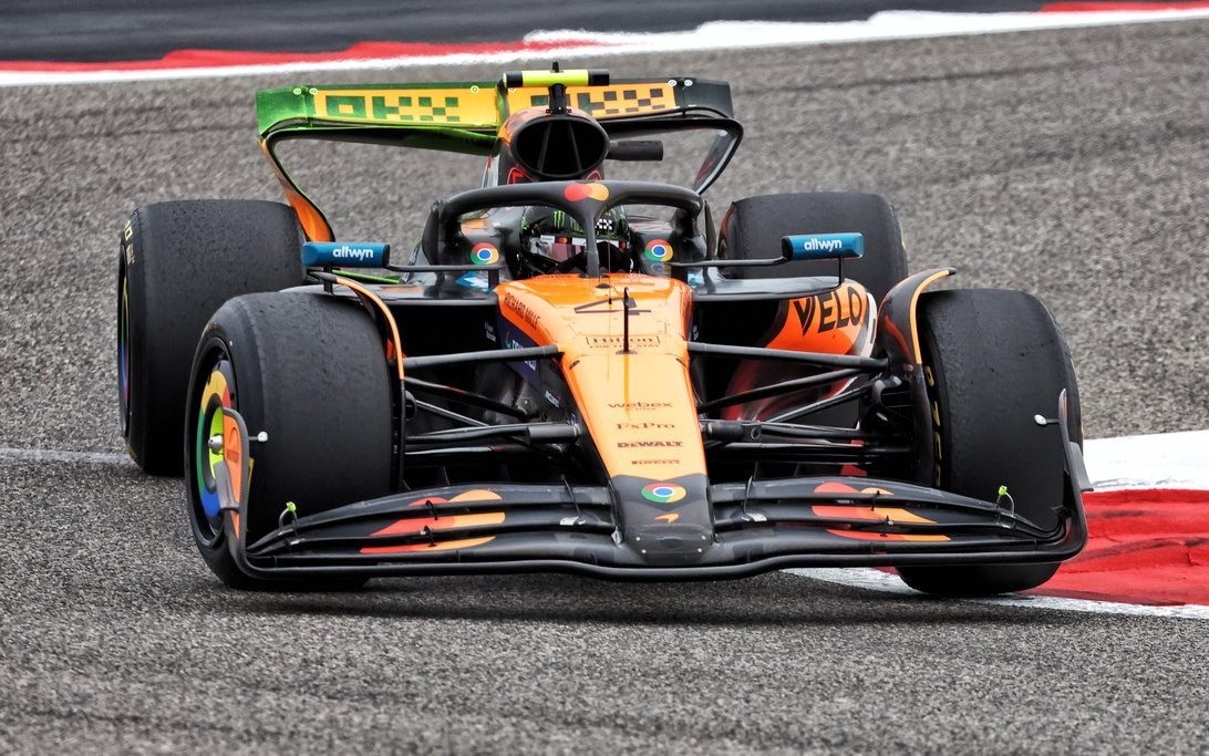 Norris Bahrain testing