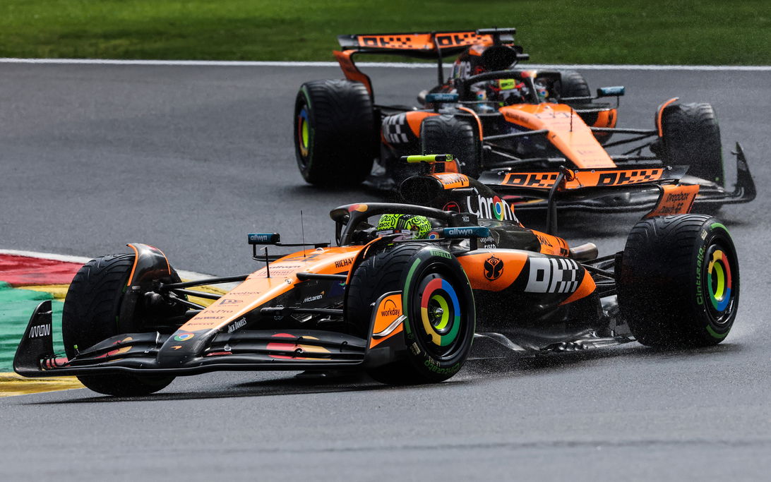 Norris Piastri Belgium Race