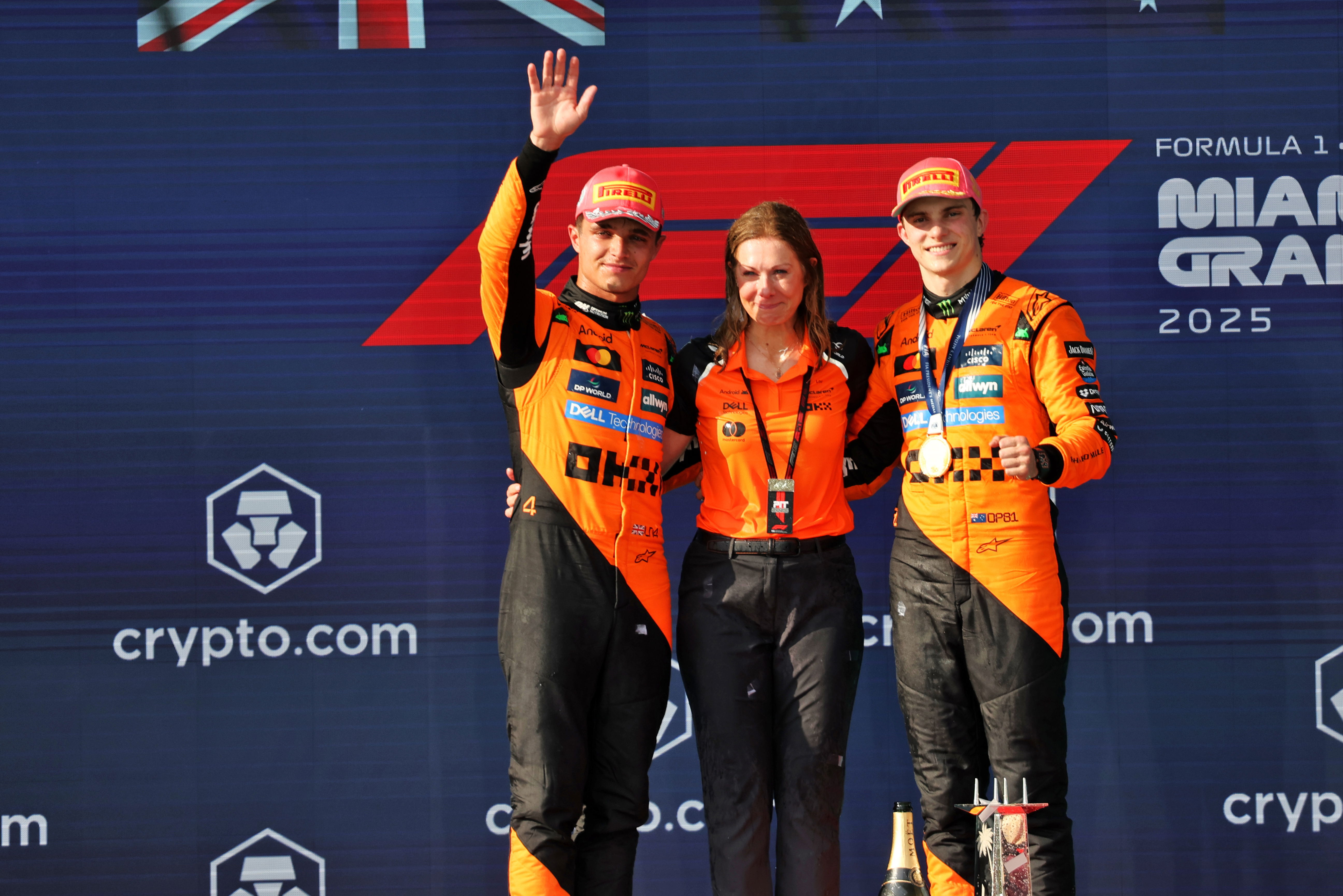 Norris Piastri Miami podium