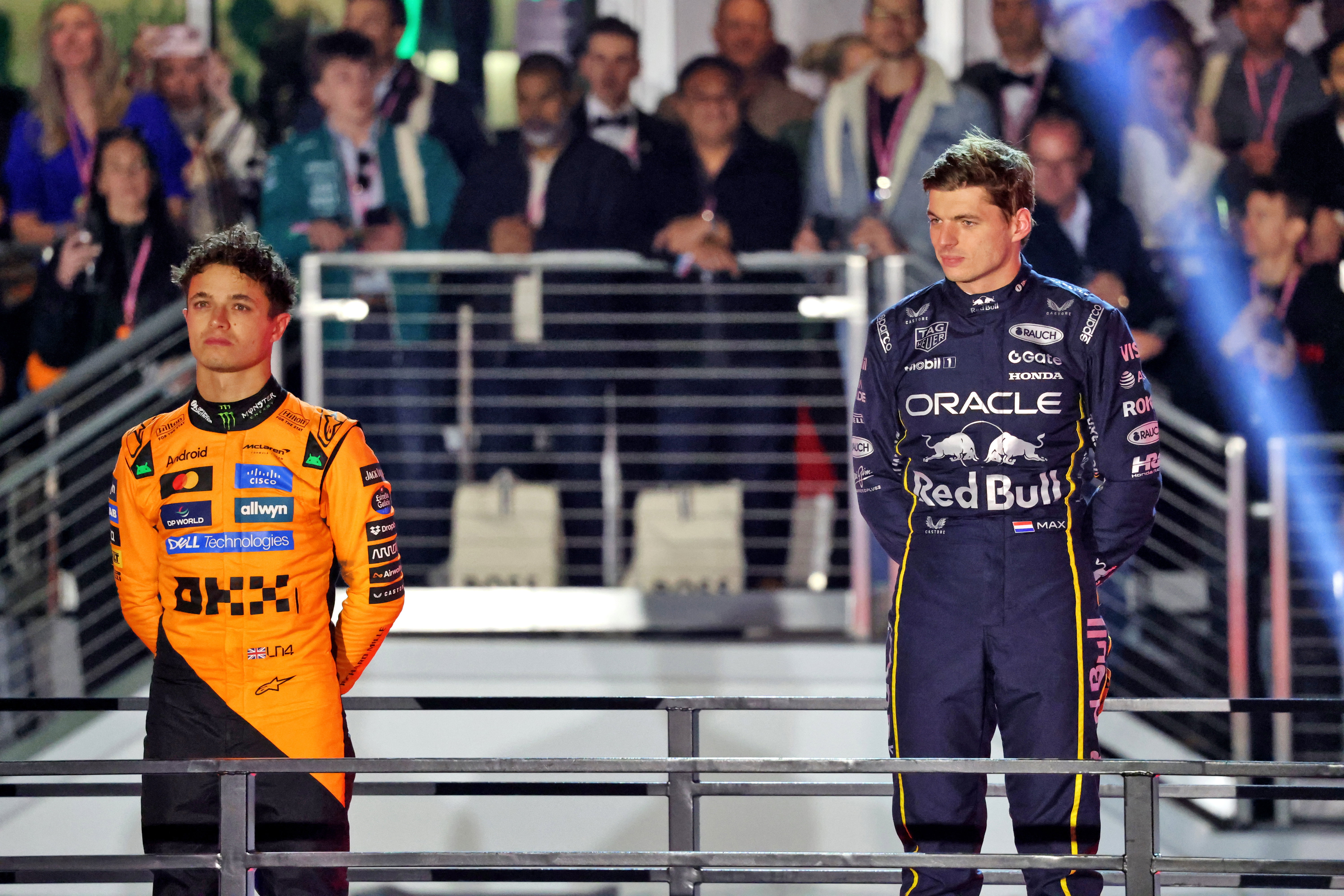 Norris Verstappen podium Las Vegas