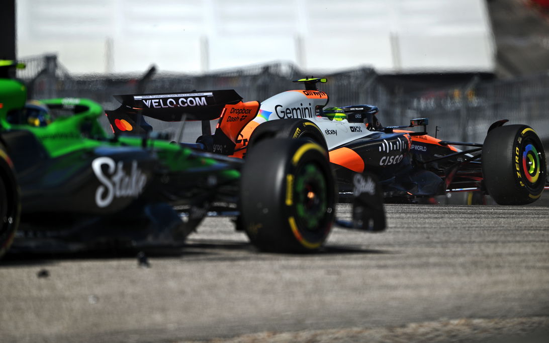 Norris crash sprint Austin