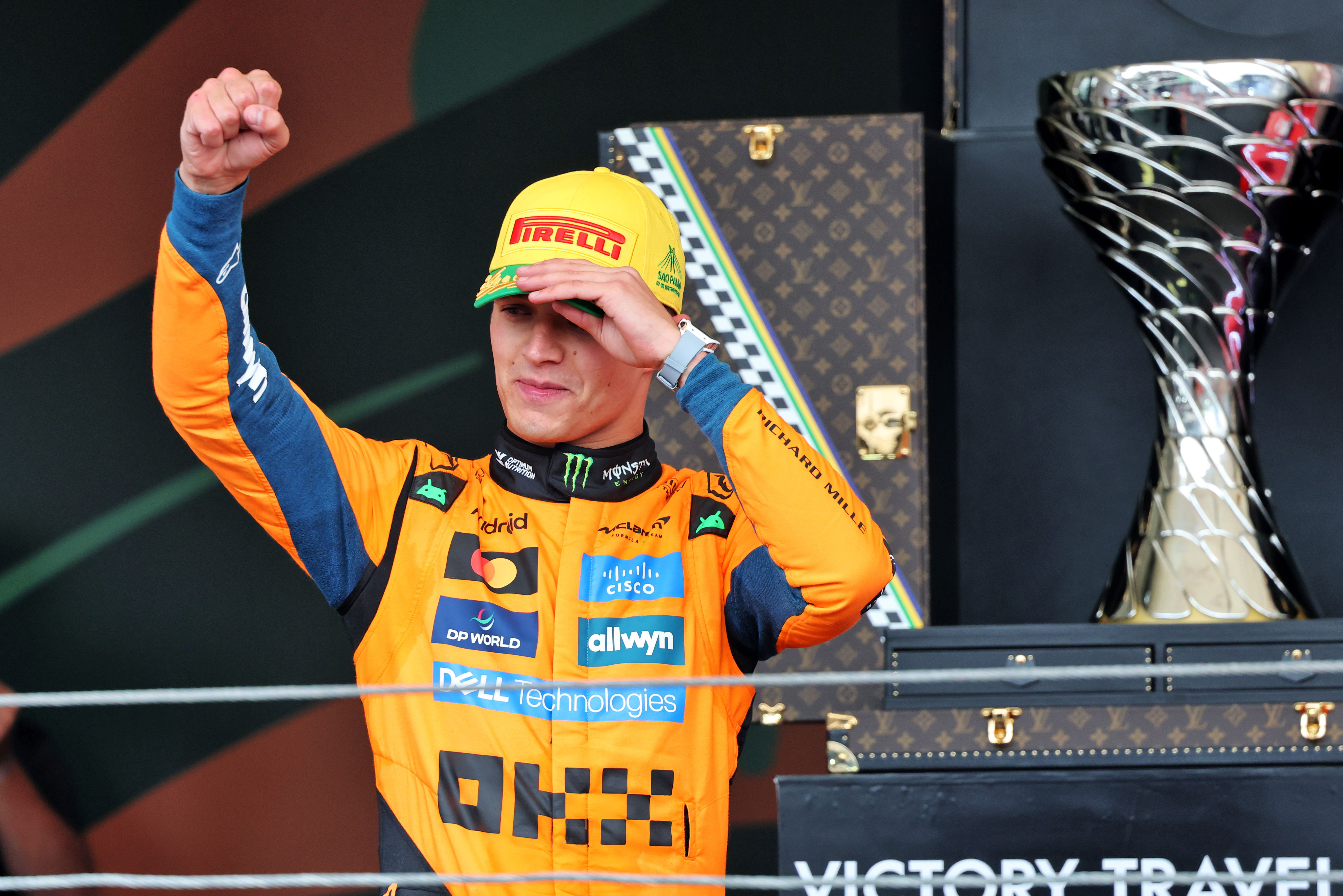 Norris podium Brazil