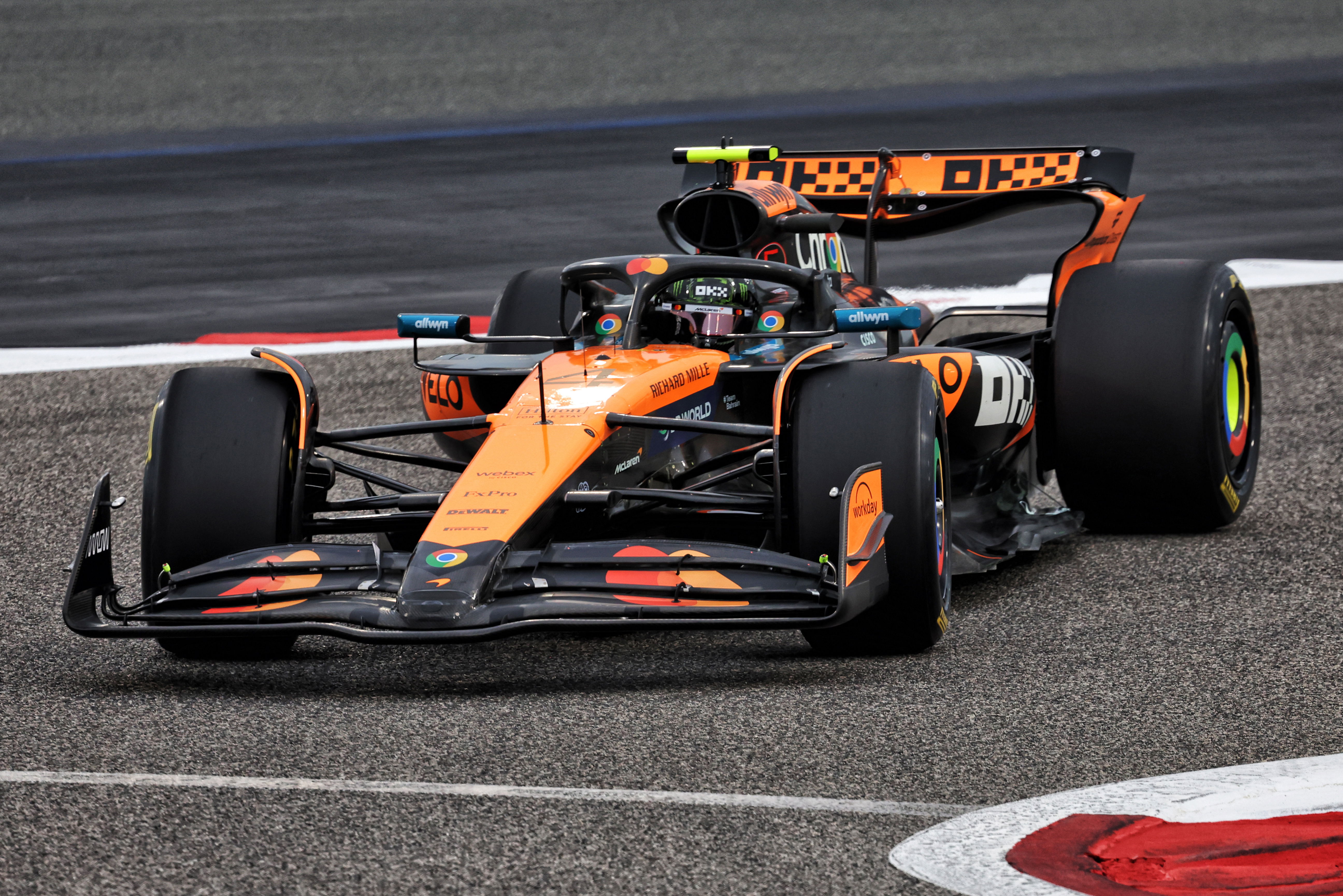 Norris Bahrain Test Day 2