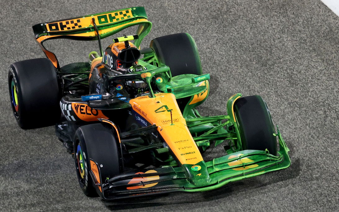 Norris flow viz test Bahrain