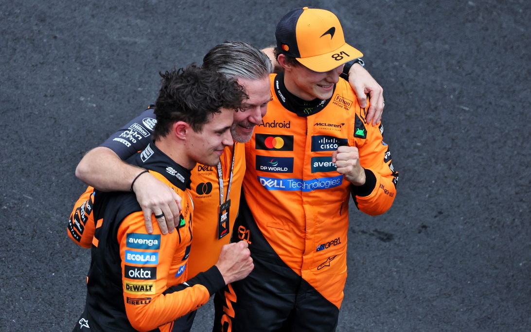 Norris Piastri Brown China race day