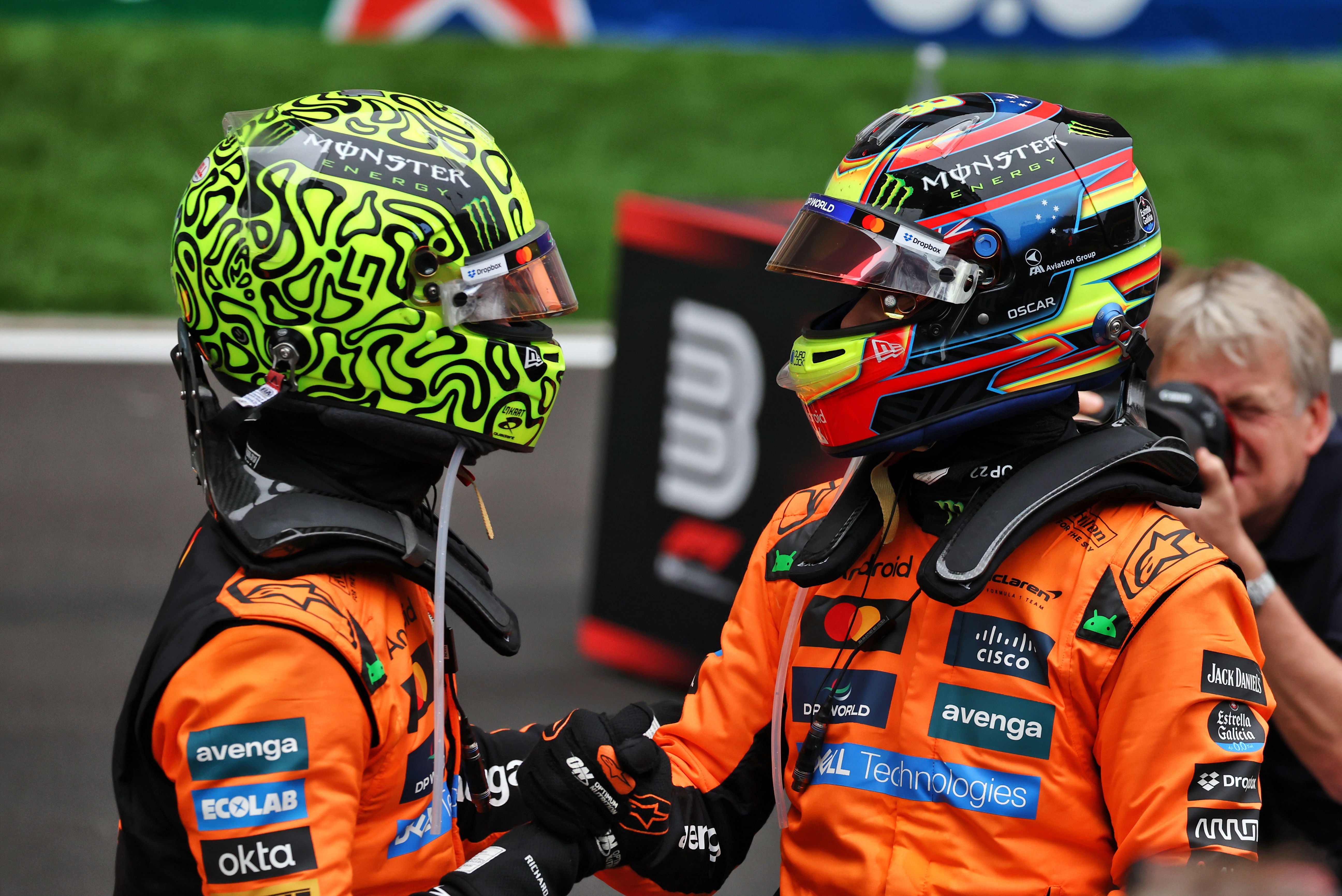 Norris Piastri China race