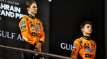 Norris Piastri Bahrain podium