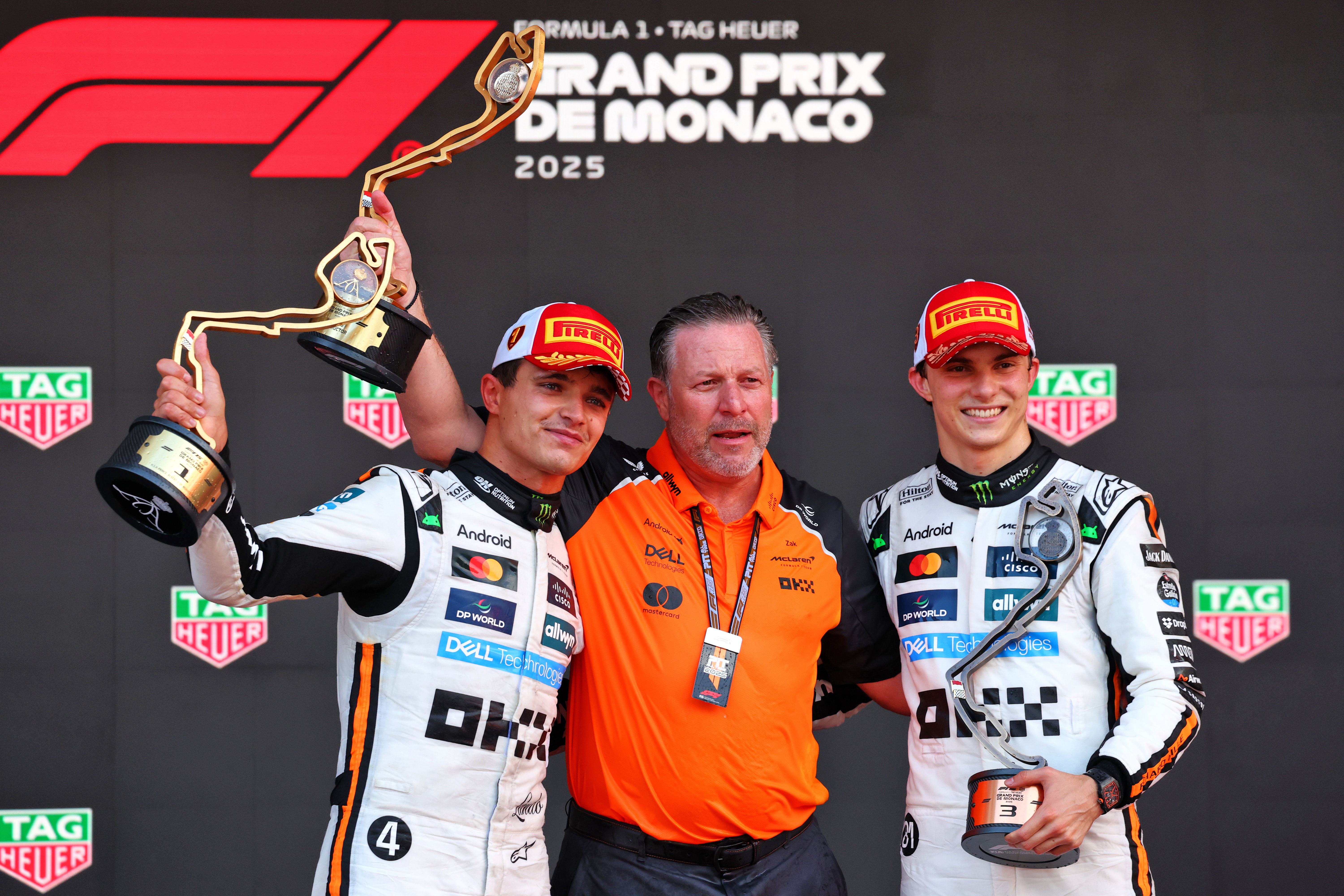 Norris Piastri Brown Monaco