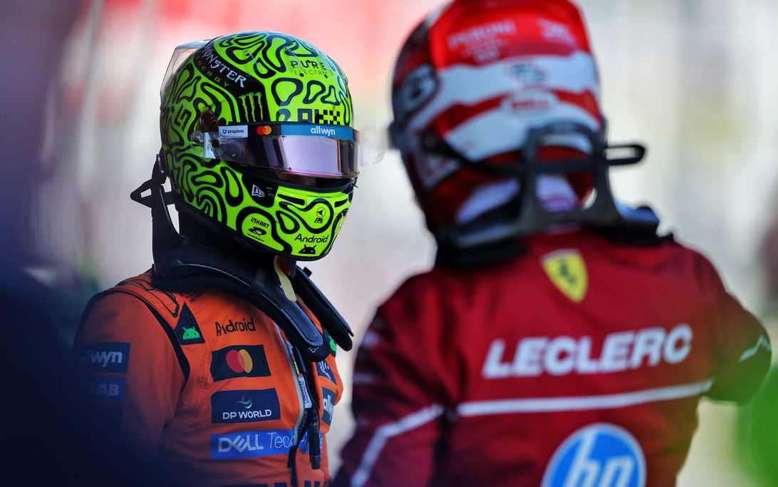 Norris Leclerc Austria qualifying