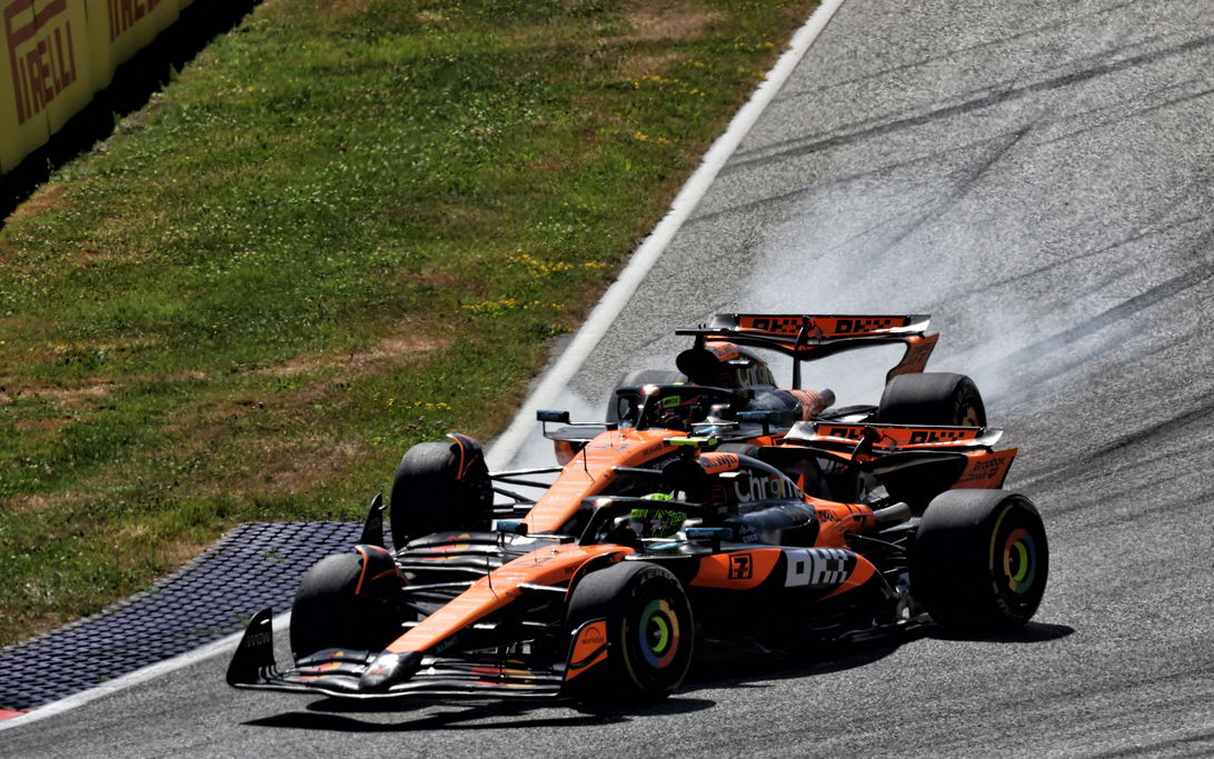 Norris Piastri overtake Austria race