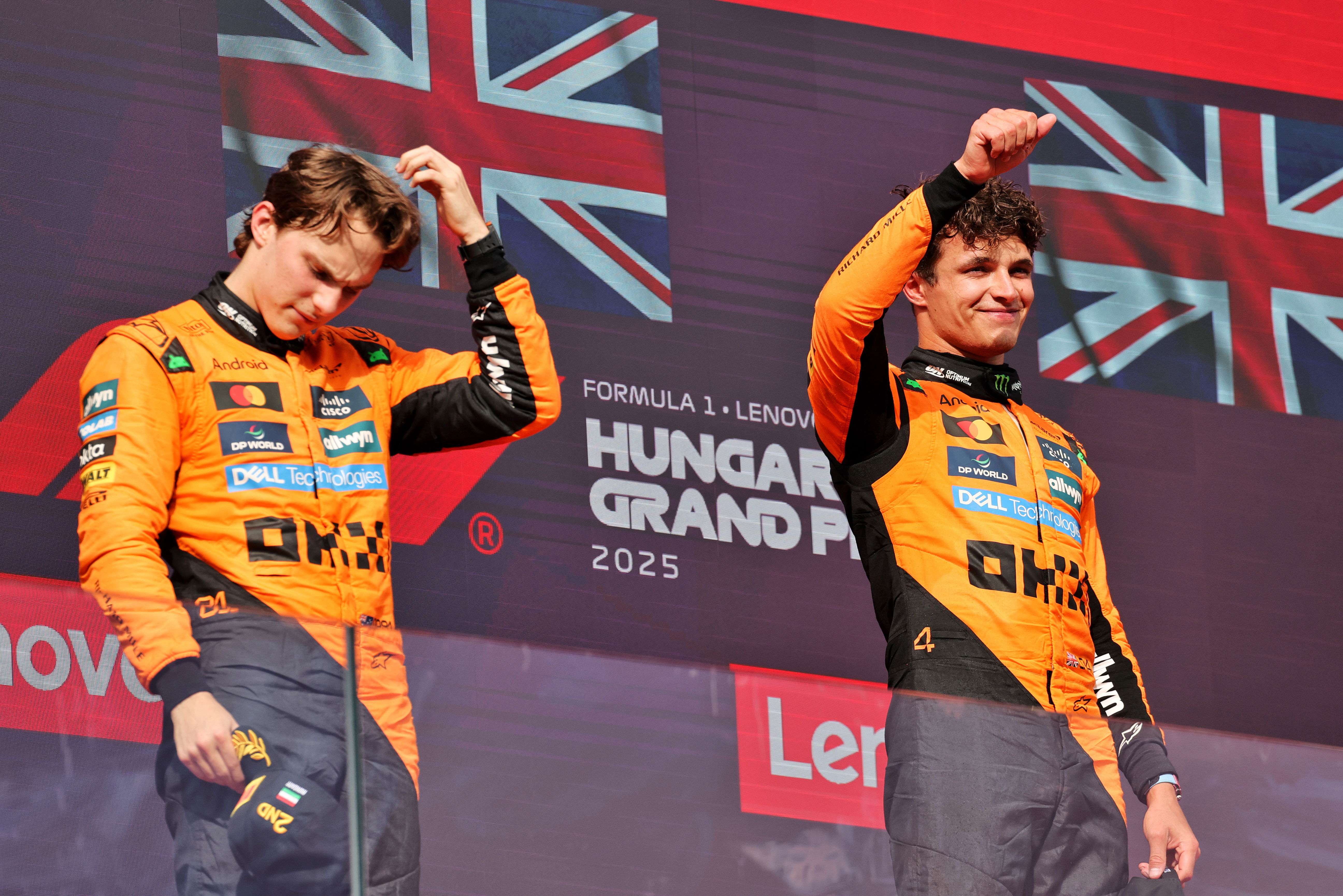 Norris win Hungary Piastri