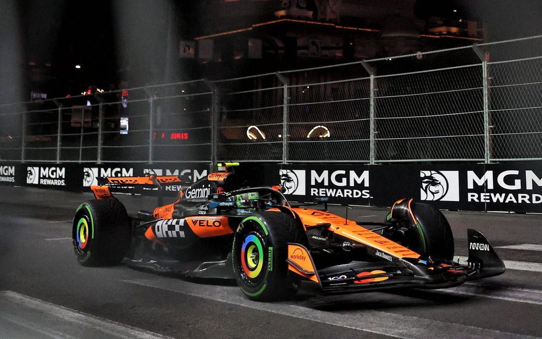 Norris FP3 Las Vegas wet