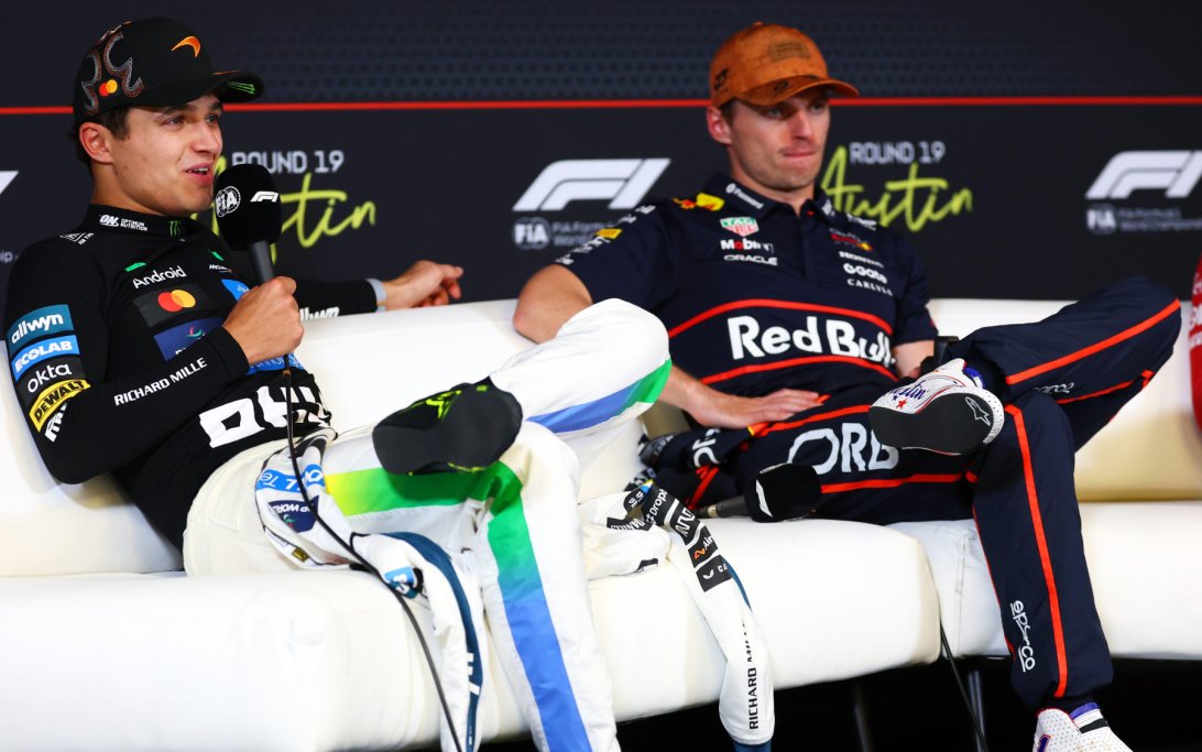 F1墨西哥城站:车迷青睐诺里斯,维斯塔潘紧随其后