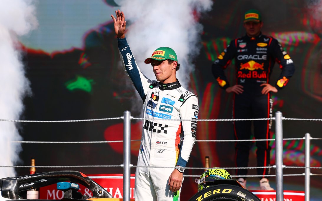 Lando Norris' 'Overdrive' Performance in Mexico Praised by Martin Brundle