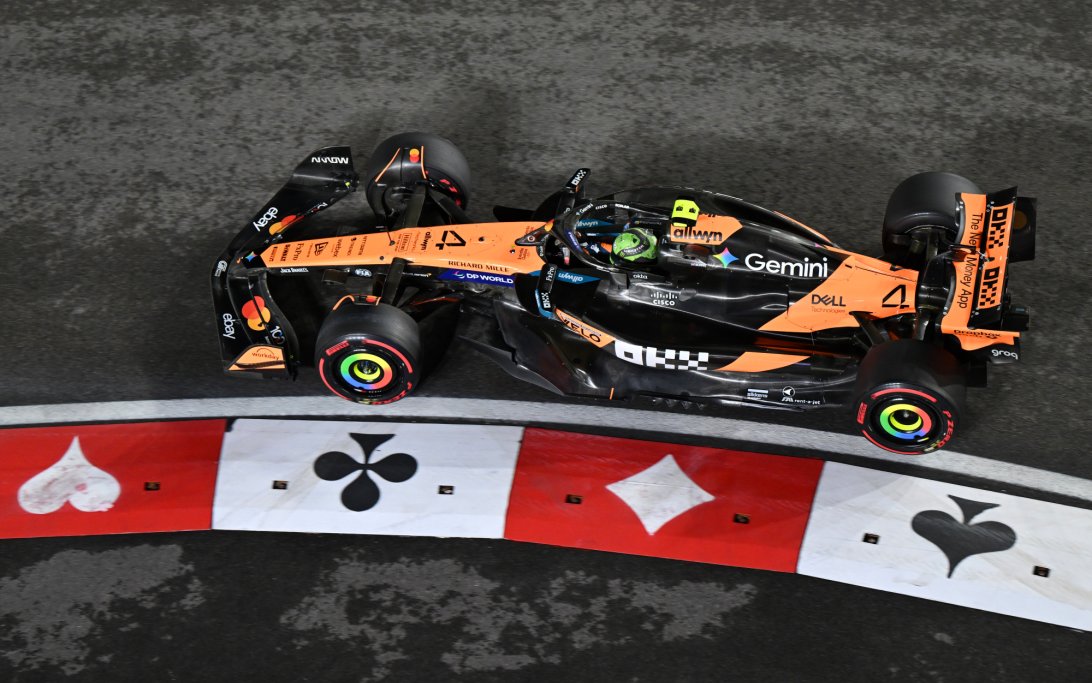 Norris Las Vegas Quali wet