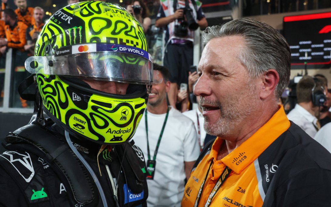 Zak Brown defends McLaren's driver management after Norris championship win