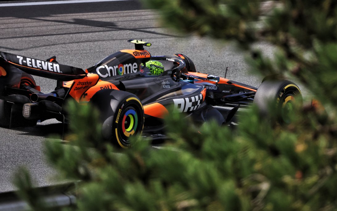 兰多·诺里斯在F1荷兰大奖赛首次自由练习赛中称霸