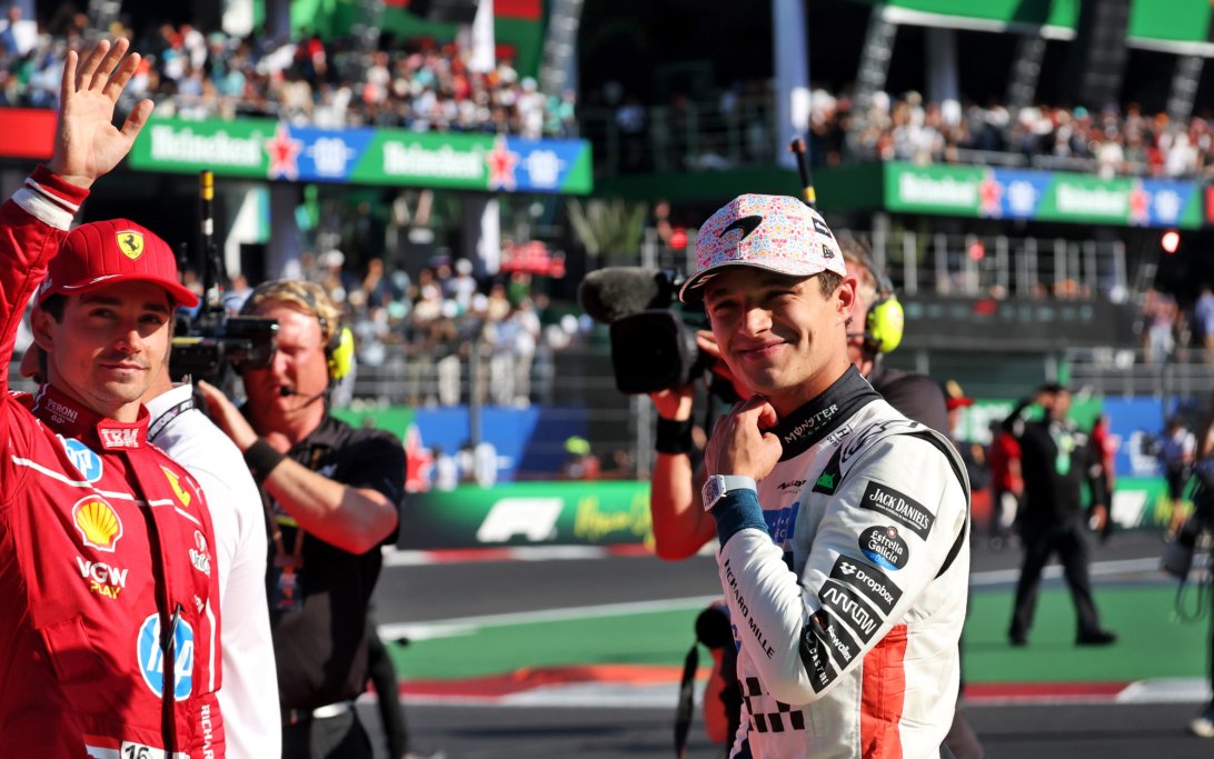 Lando Norris se ríe de los abucheos en el GP de México tras una victoria dominante y lidera el campeonato