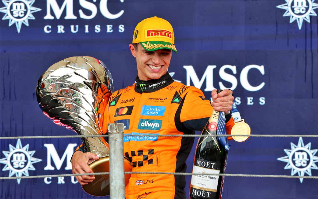 Norris podium Brazil