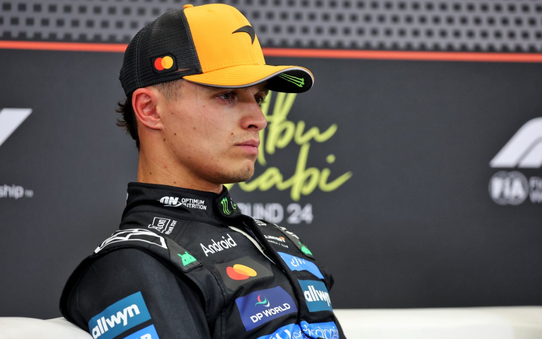 Norris presser Q Abu Dhabi