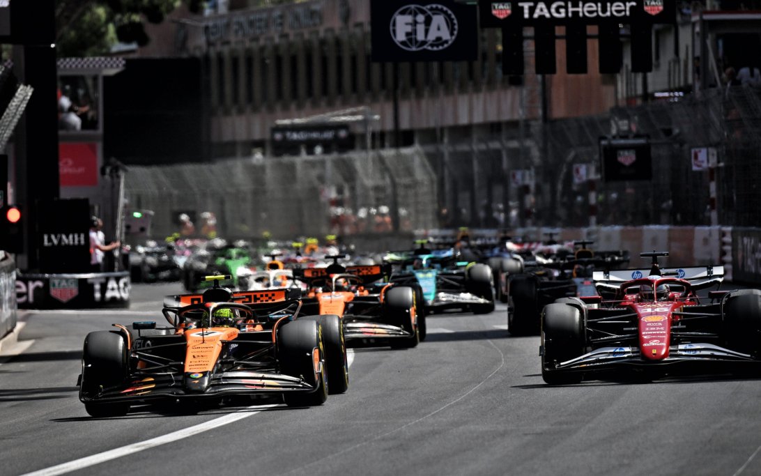 Norris race start Monaco