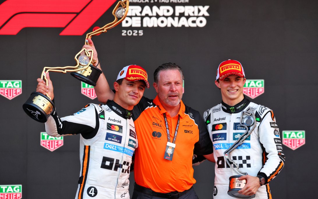 Norris Piastri Brown Monaco