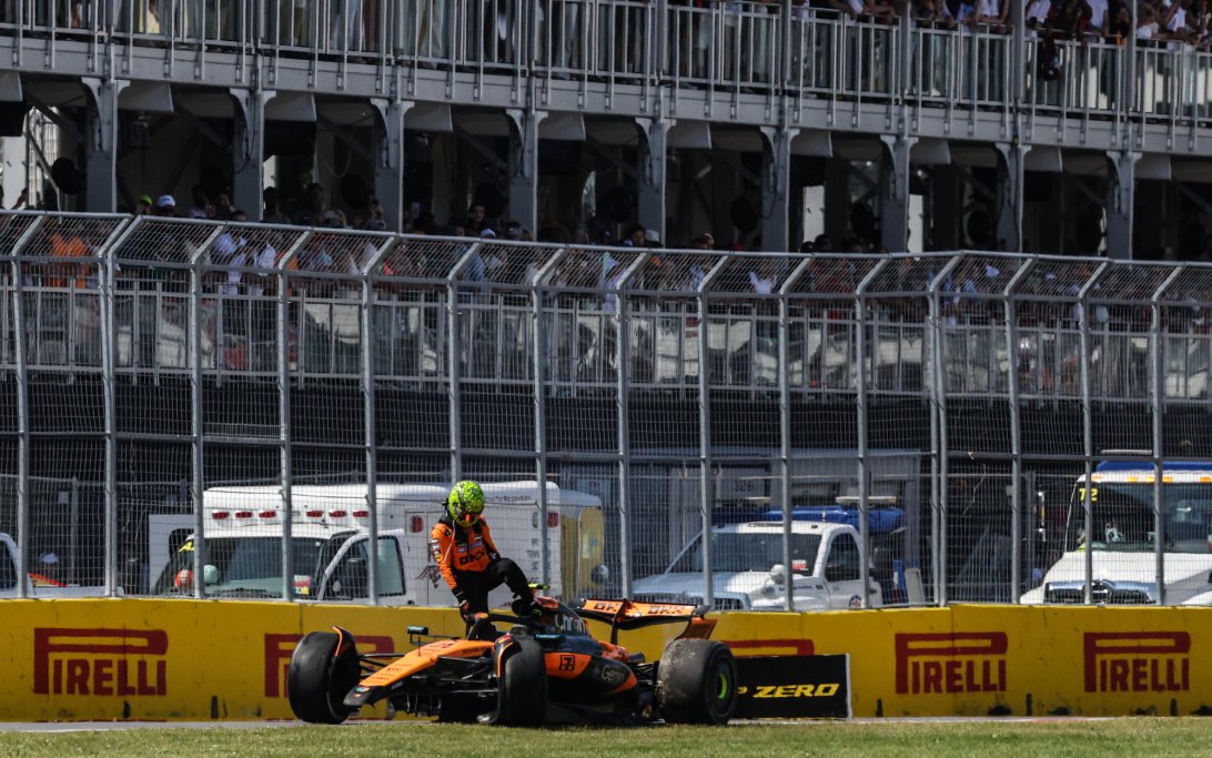 Norris crash Canada