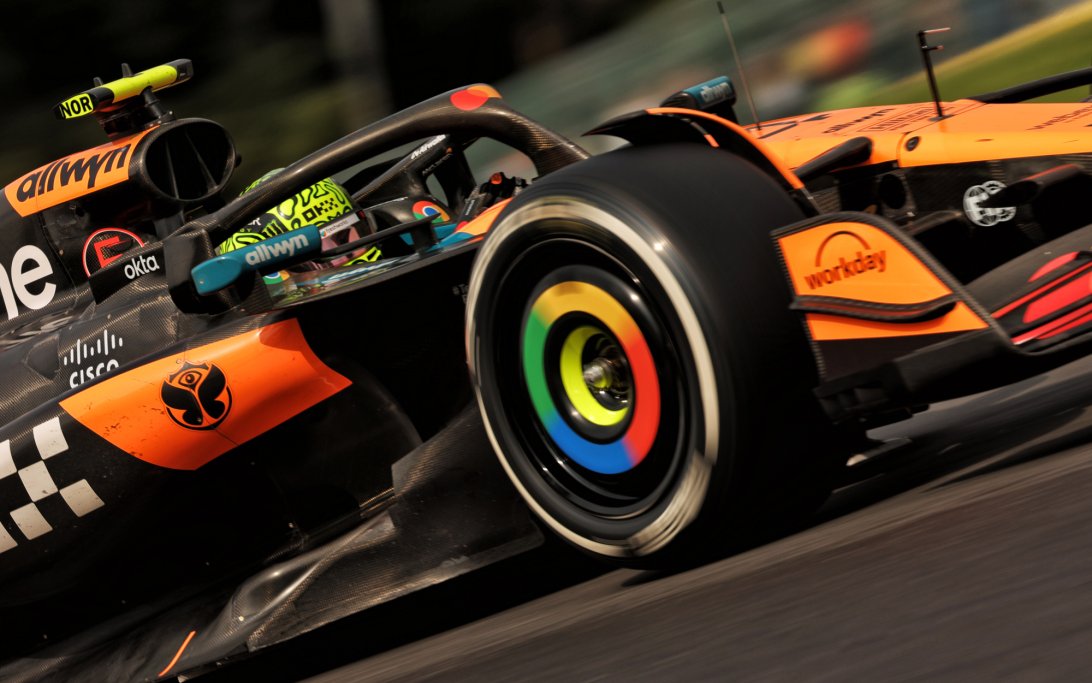 Norris race Belgium dry