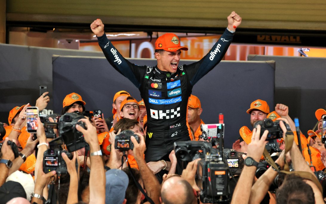 Norris Vince il Mondiale F1 per 2 Punti: L'Incredibile Rimonta di Verstappen Si Ferma Al Niente