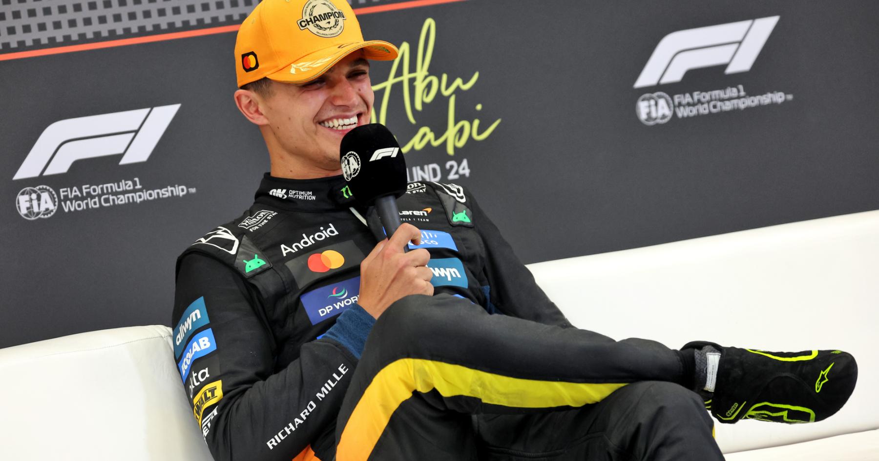 Lando Norris makes 'happy' Max Verstappen claim: 'I honestly don't care about that'