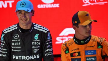 Norris en Russell in ongemakkelijke discussie: "Teleurgesteld in jou"