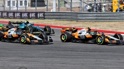 Mc Laren clash Sprint Austin