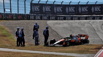 Norris Sprint Austin crash