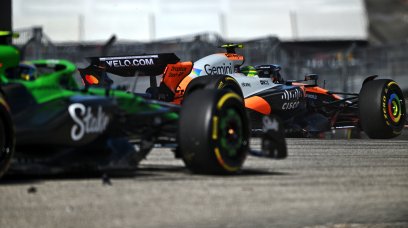 Norris crash sprint Austin
