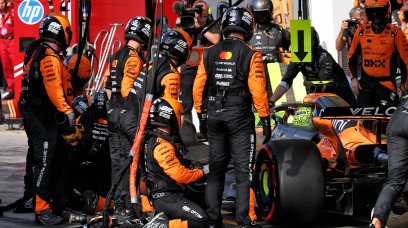 Norris pit stop Monza