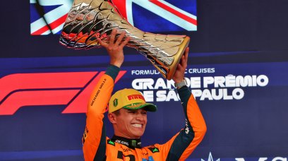 Norris podium Brazil