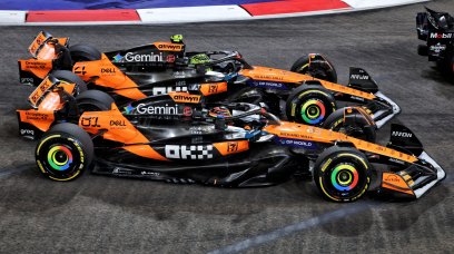 Norris Piastri race Singapore