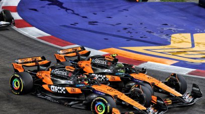 Norris Piastri race Singapore