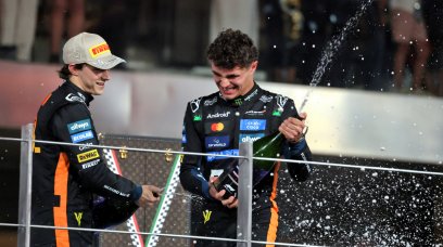Norris Piastri podium Abu Dhabi