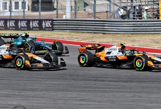 Mc Laren clash Sprint Austin